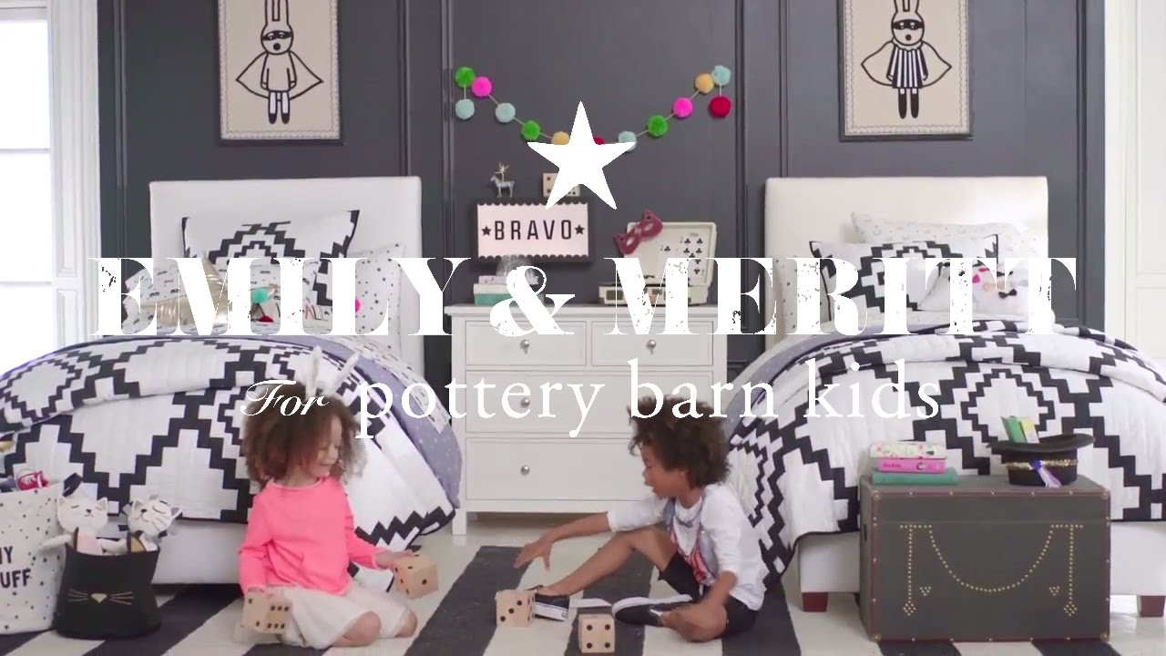 The Emily & Meritt Collection for Pottery Barn Kids - YouTube