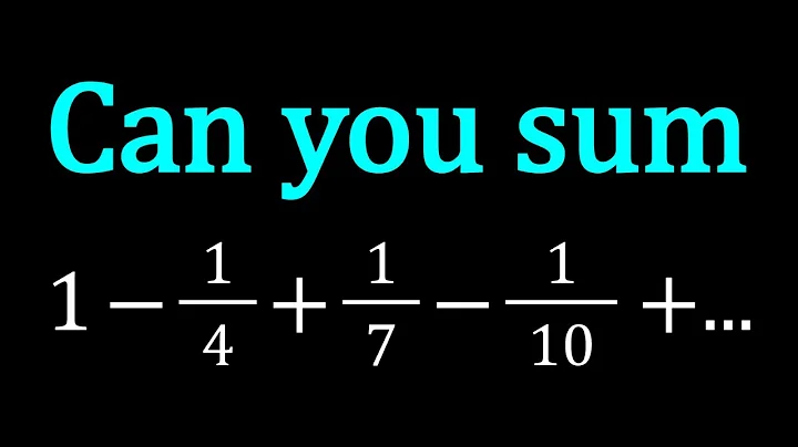 An Interesting Sum With Reciprocals