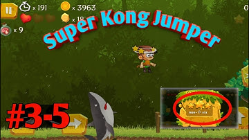 Super Kong Jumper Gameplay Level 3-5 | Game Android, ios