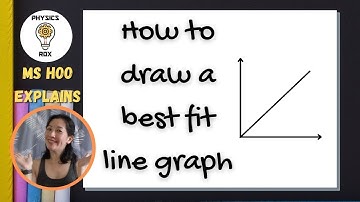 How to draw a best fit line graph [PHYSICS ROX ~ MS HOO EXPLAINS]