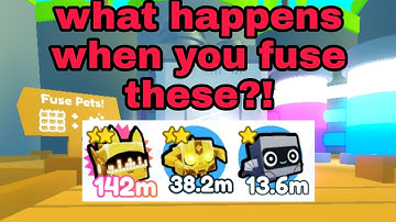 WHAT HAPPENS WHEN YOU FUSE 1 GOLD TECHNOCAT GOLDEN METAL SKULL AND 1 NORMAL ROBOT? [PET SIMULATOR X]