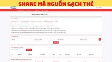 SHARE MÃ NGUỒN WEBSITE GẠCH THẺ CÀO GIỐNG CARDVIP, CÓ CHỨC NĂNG MUA THẺ, KẾT NỐI API | TUANORI.VN