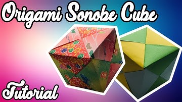 Origami Sonobe Cube | EASY TUTORIAL
