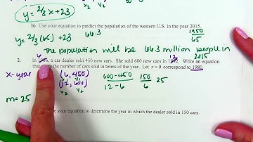 Algebra 2 Unit 3 Day 7 Video Notes