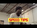 SPEED TIPS w/ @Deestroying  | Tyreek Hill Workouts