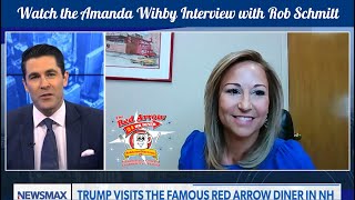 Red Arrow Diner Co-Owner Amanda Wihby Interviewed by Rob Schmitt of Newsmax TV