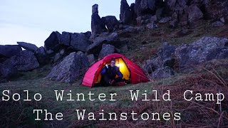 Solo winter wild camp, a look at my camping kitchen