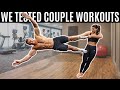 We tested viral COUPLES WORKOUTS... *partner home workout*