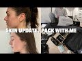 VLOG: clearing my skin, pack with me for NYC