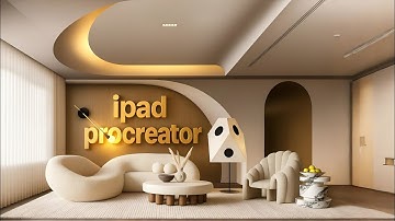 🤯 Hand-Drawn iPad Procreate Living Room Renderings (Full Tutorial!) #DigitalArt