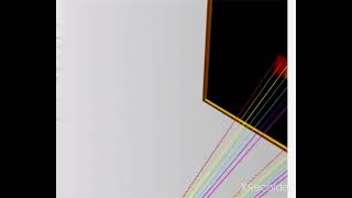 Spectrum through Difracting Grating