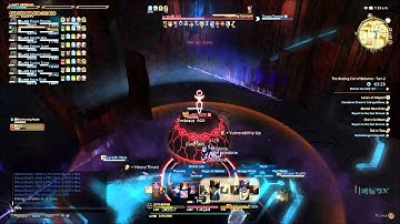 FF14 ARR: Binding Coil of Bahamut Turn 2 ADS - Tank PoV with Gamepad