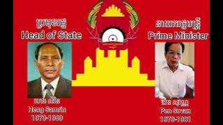 List of Monarch,President,PM. (Leader) of Cambodia (1953-Presents)