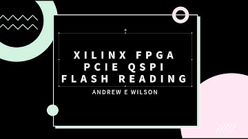 Xilinx FPGA PCIE QSPI Flash Reading
