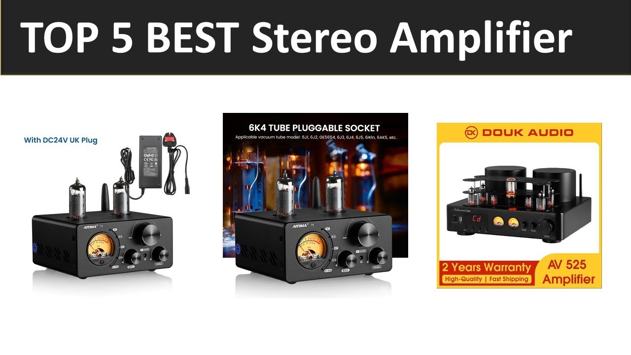 TOP 5 BEST Stereo Amplifier 2026 - YouTube