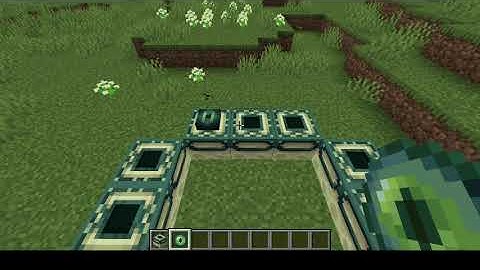 How To Make An End Portal Properly in Minecraft(creative mode)