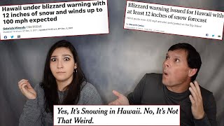 BLIZZARD IN HAWAII?? | Meteorology Monday