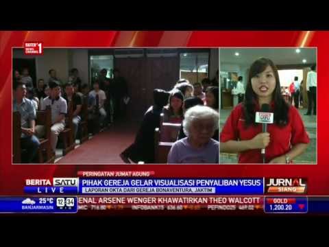 Gereja Bonaventura Gelar Tablo di Perayaan Jumat Agung Gereja Bonaventura Gelar Tablo di Perayaan Jumat Agung