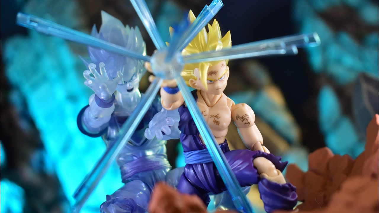 SDCC 2023 S.H. Figuarts Super Saiyan 2 Gohan & Super Saiyan Goku ...