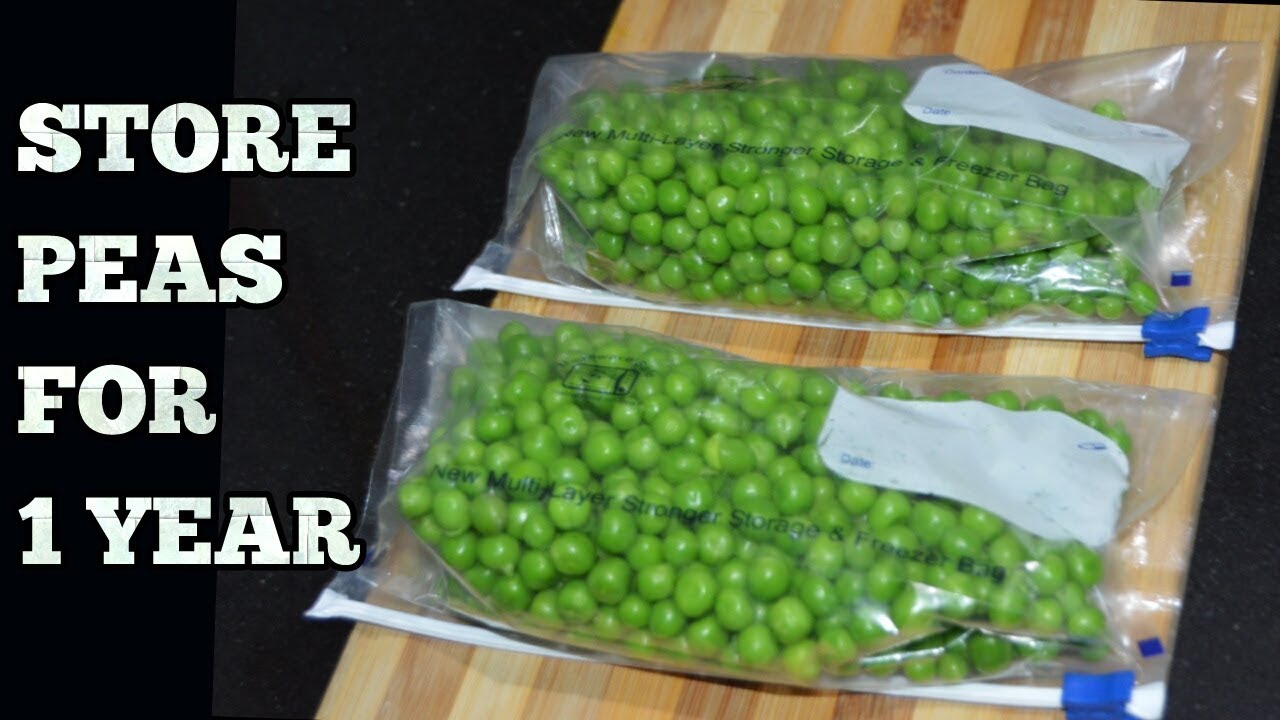 How to store fresh Green peas for up to 1 yearहरा मटर कैसे स्टोर करे
