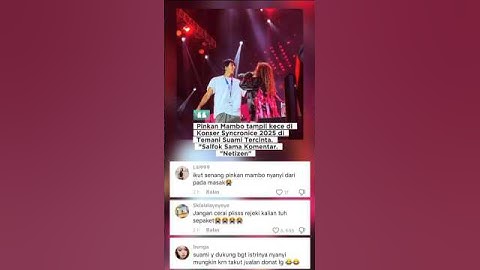 Pinkan Mambo dan suaminya Arya Khan  Synchronize Fest #pinkanmambo #shortvideo