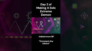 Day 2, Fancy Orb Mechanic #geometrydash #extremedemon #solo