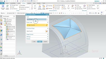 NX 11 | 3D Modeling Tamil | 36. N Side Surface