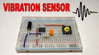 Vibration Sensor Circuit with NE555