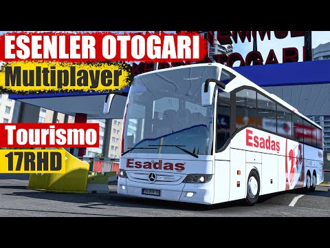 ESENLER OTOGARINDA MULTIPLAYER OYNUYORUZ // MERCEDES-BENZ TOURISMO 17RHD !!