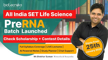 All India SET Life Science Exam 2023-24 Classes Launched - Check Scholarship + Contest Details