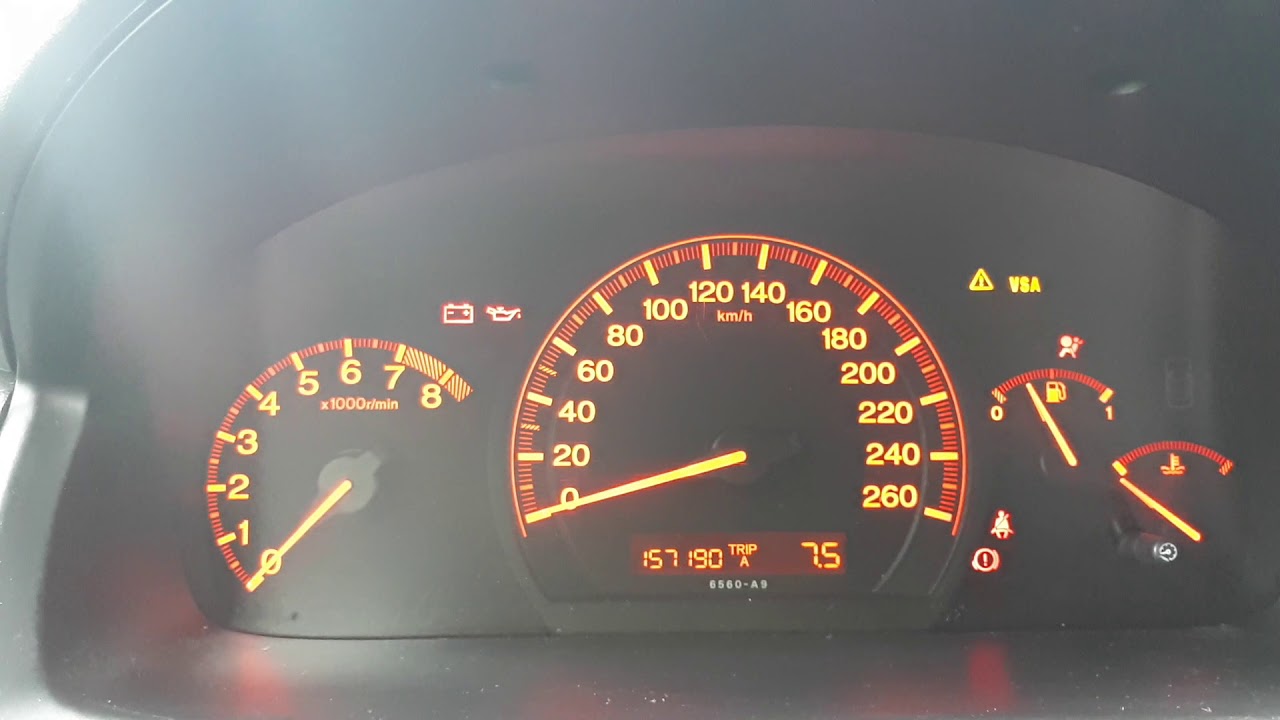 2007 Honda Accord Vsa And Check Engine Light On Adiklight.co