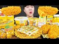ENG SUB ASMR MUKBANG FIRE Noodle HOT DOG CHEESE PIZZA Tteokbokki EATING SOUND BULDAK