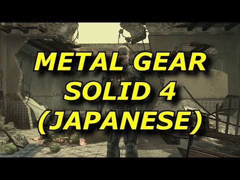 Video: Metal Gear Solid 4 Carta Jepun Teratas