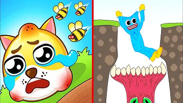 Save The Doge vs Grimace Story - Satisfying ASMR Walkthrough Funny Gameplay Android , iOS