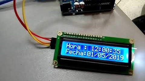 Reloj en Arduino 1 con LCD