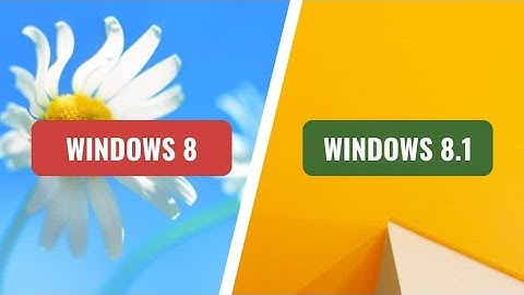 Difference between Windows 8 And Windows 8.1