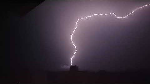 INSANE Lightning traveling from ground UP in SLOW-MO **NEVER SEEN BEFORE** 😱