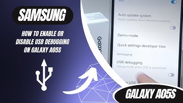 How to Enable or Disable USB Debugging on Galaxy A05s