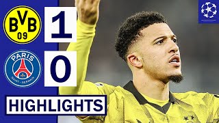 Dortmund vs PSG (10) HIGHLIGHTS: Füllkrug GOAL! Mbappe Sancho Show | UCL SemiFinal 1st Leg