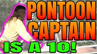 Holy SHED! Pontoon Captain NAILS IT! One Forgets She’s In GEAR! - E25