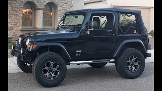 JL Rubicon Wheels on TJ Wrangler - YouTube