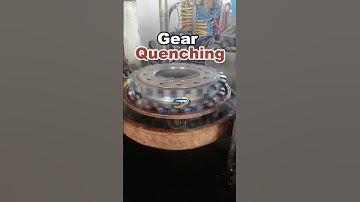Gear Quenching#inductionheatingmachine #induction #inductionfurnace #welding #machine #quenching