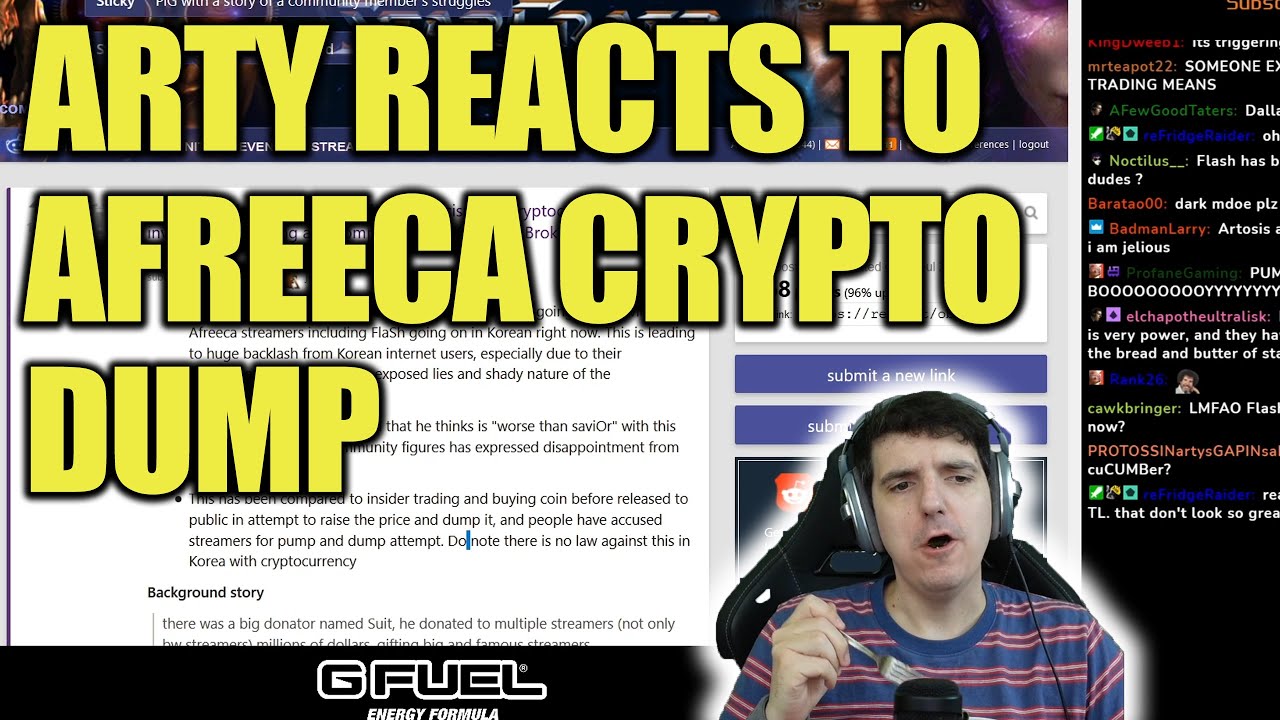 Artosis reads and reacts to reddit thread about crypto dump(allegedly)-  Artosis Clips
