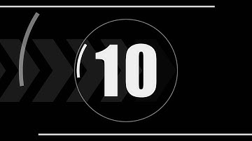 【無料動画素材】10秒カウントダウン