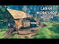 Valheim - Large Workshop House Build