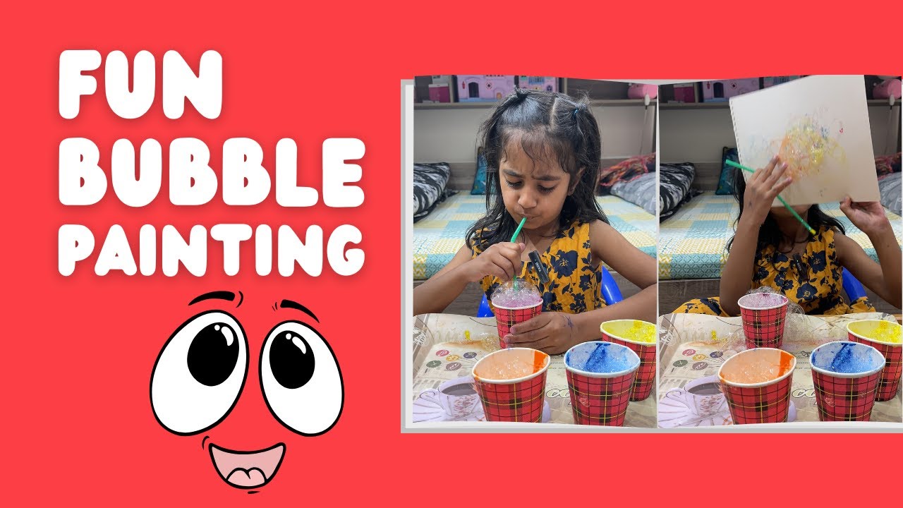 Fun Bubble Painting For Kids Creative Art Activity Diy YouTube Maxresdefault