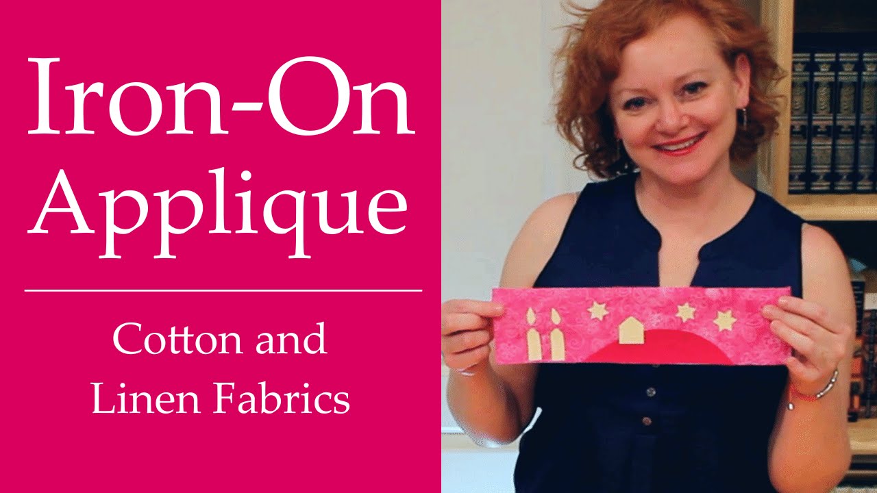 How To} Simple Iron On Fabric Applique - The Sewing Loft