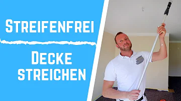 Wo fängt man beim Decke streichen an?