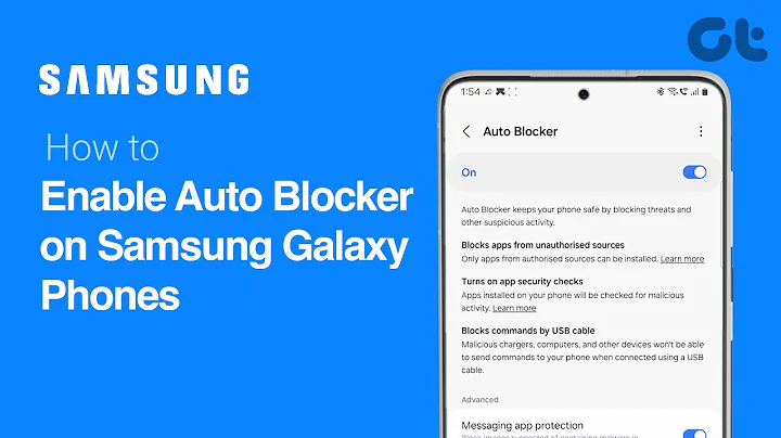 How to Enable Auto Blocker on Samsung Galaxy Phones | What is Auto Blocker? | 2024 Tutorial
