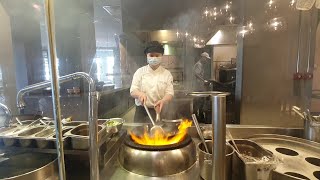 wok chef | Asian chef skill | การผัดแบบใช้ไฟแรง